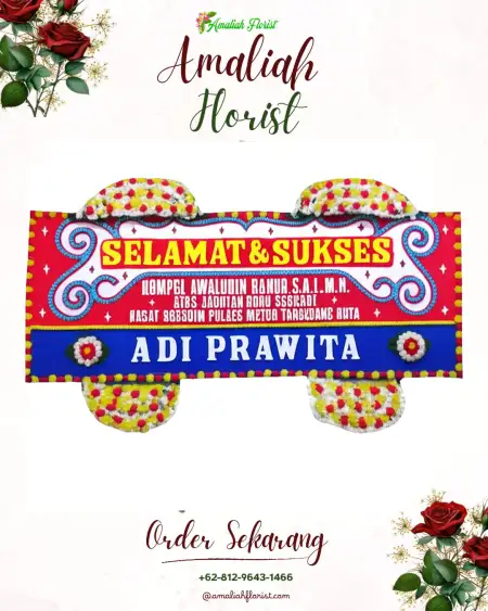 Papan Bunga Ucapan Selamat Jonggolsari